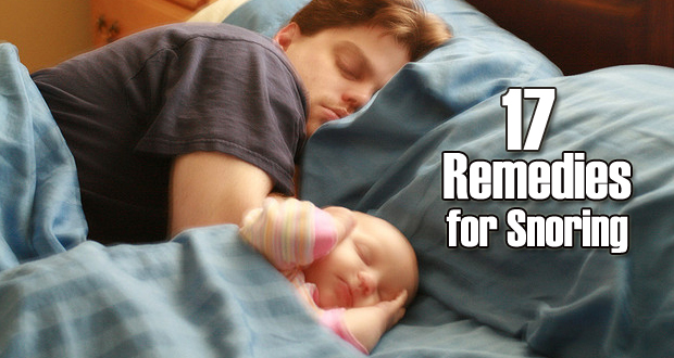 17 Astonishing Home Remedies for Snoring